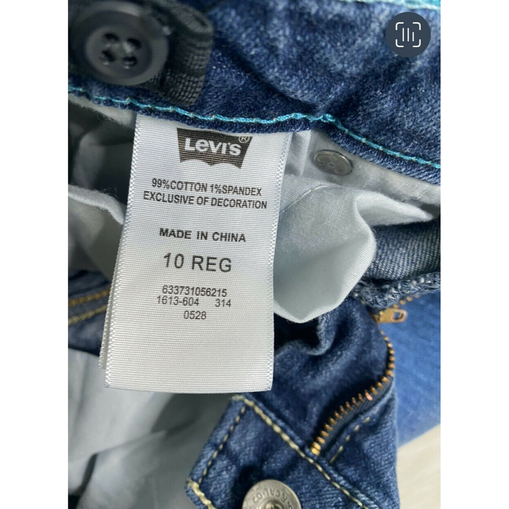 Levi's Little Girl Skinny Jeans Size 10 Regular - Picture 10 of 10